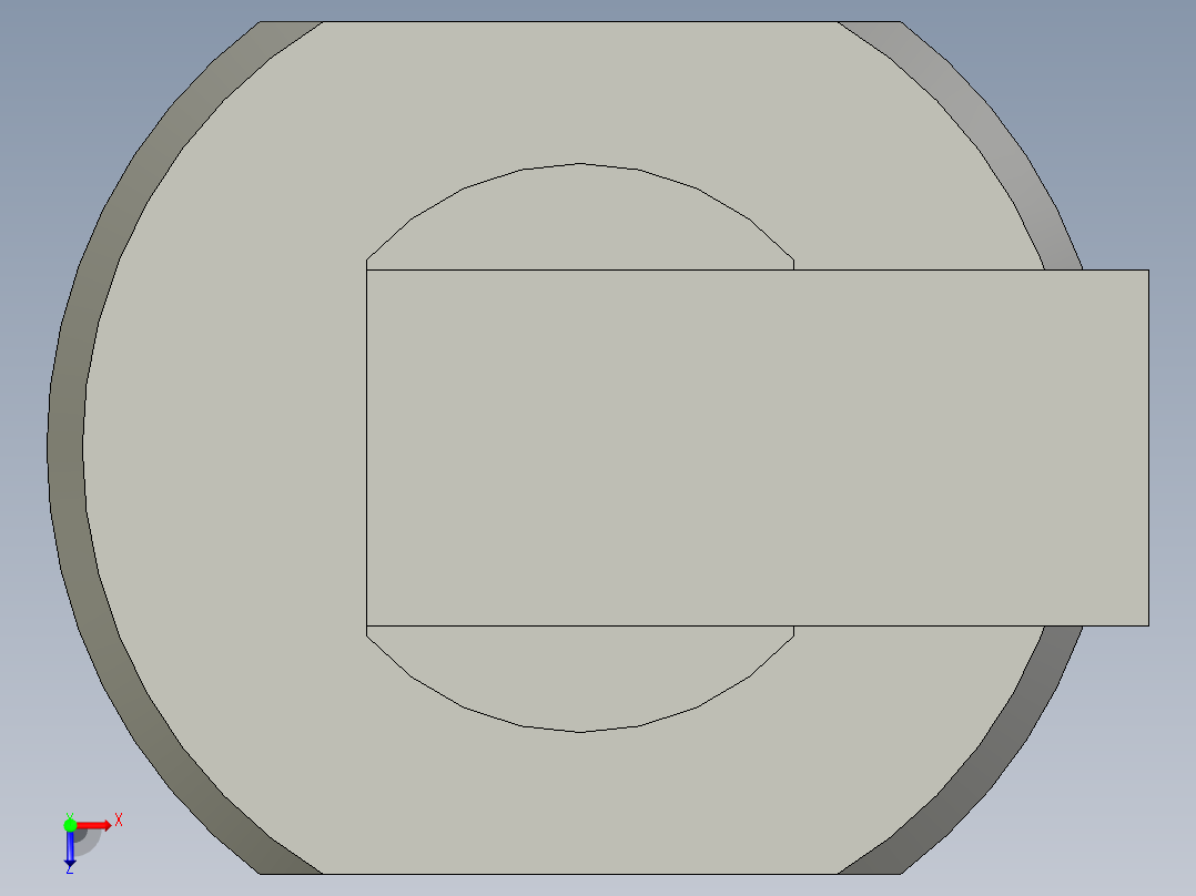 标准三芯垂直式探头俯视图