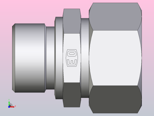 公螺柱连接器GE22LM71前视缩略图