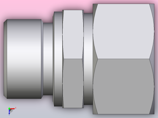 公螺柱连接器GE22LM71俯视缩略图