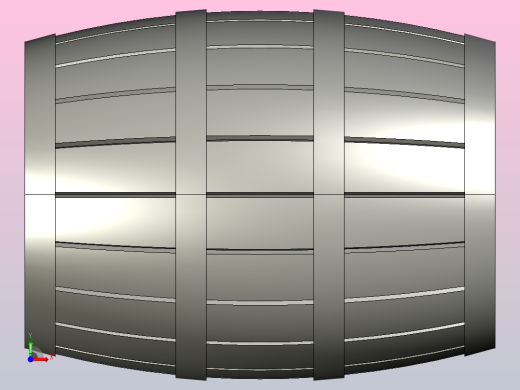 简易木桶前视缩略图