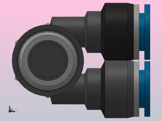 PAF-G双管串联接头-G螺纹[PA12-G04]前视缩略图