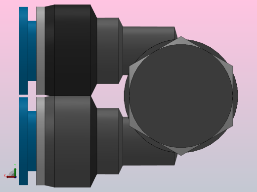 PAF-G双管串联接头-G螺纹[PA12-G04]后视缩略图