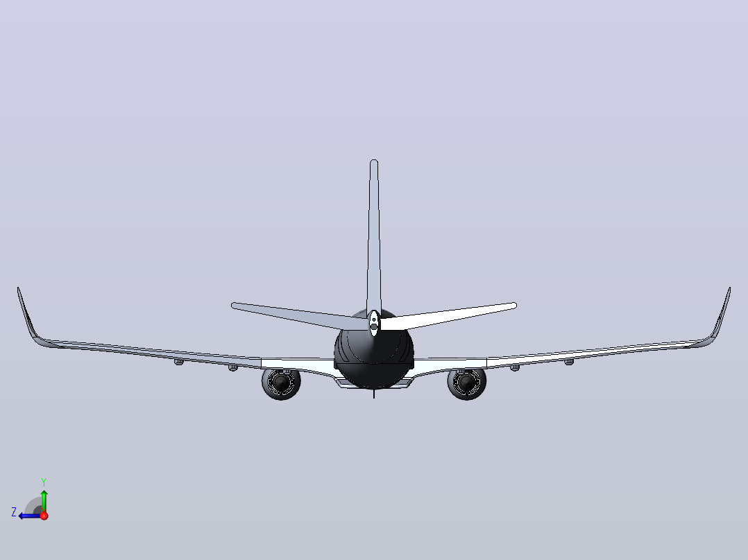 波音737 800 102右视图
