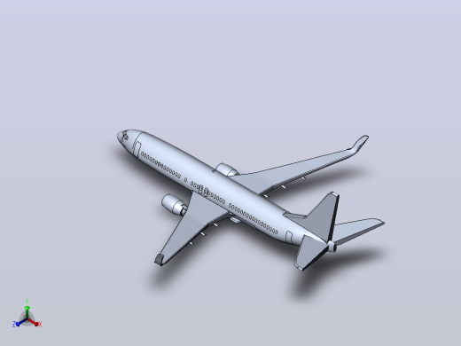 波音737 800 102正等轴测缩略图