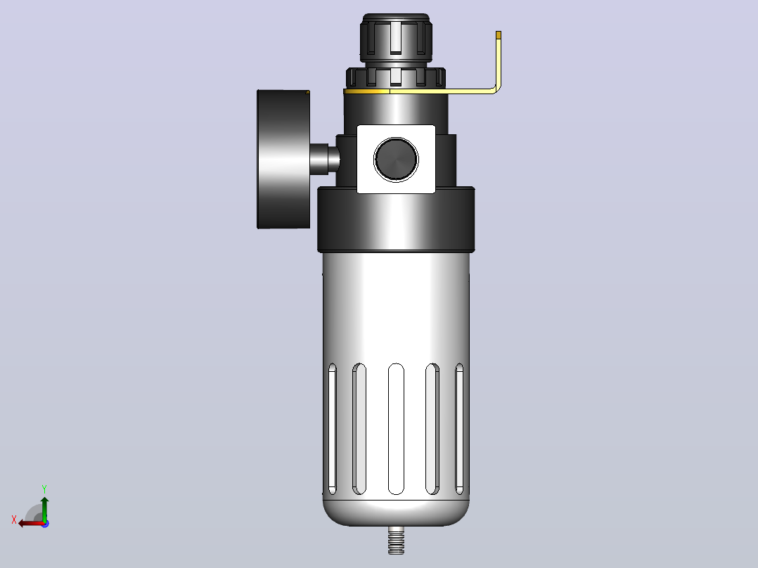 BFR系列调压过滤器[BFR3000]后视图