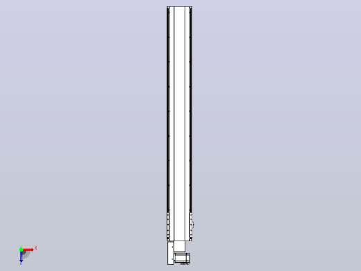 皮带直线轴半封闭可选导轨TPA-HNB-202D-140-L1550-ML-C-P75-N3俯视缩略图