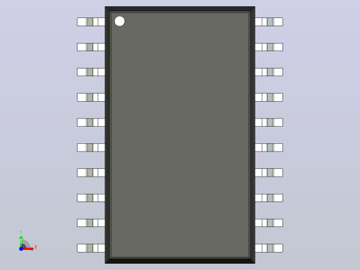 106x SOIC 封装（小外形集成电路）SOIC127P1032X250-20N前视缩略图