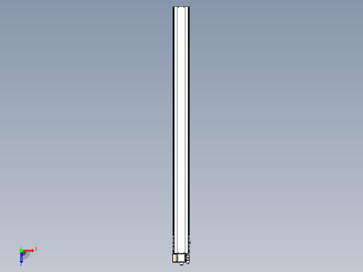 皮带直线轴半封闭可选导轨TPA-HNB-220D-176-L2900-LP-Y-P1K-N3俯视缩略图