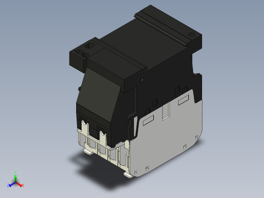 接触器S-T12_T20三菱电机正等轴测缩略图