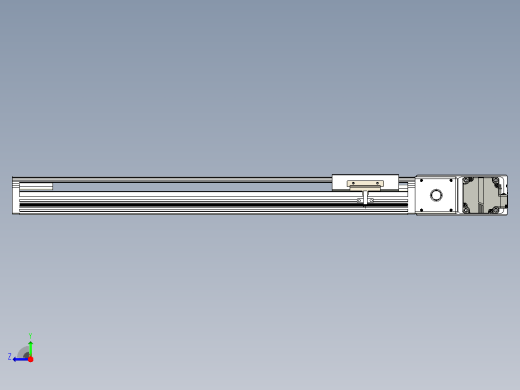 皮带直线轴半封闭可选导轨TPA-HNB-105D-90-L450-MR-C-P20-N3右视缩略图