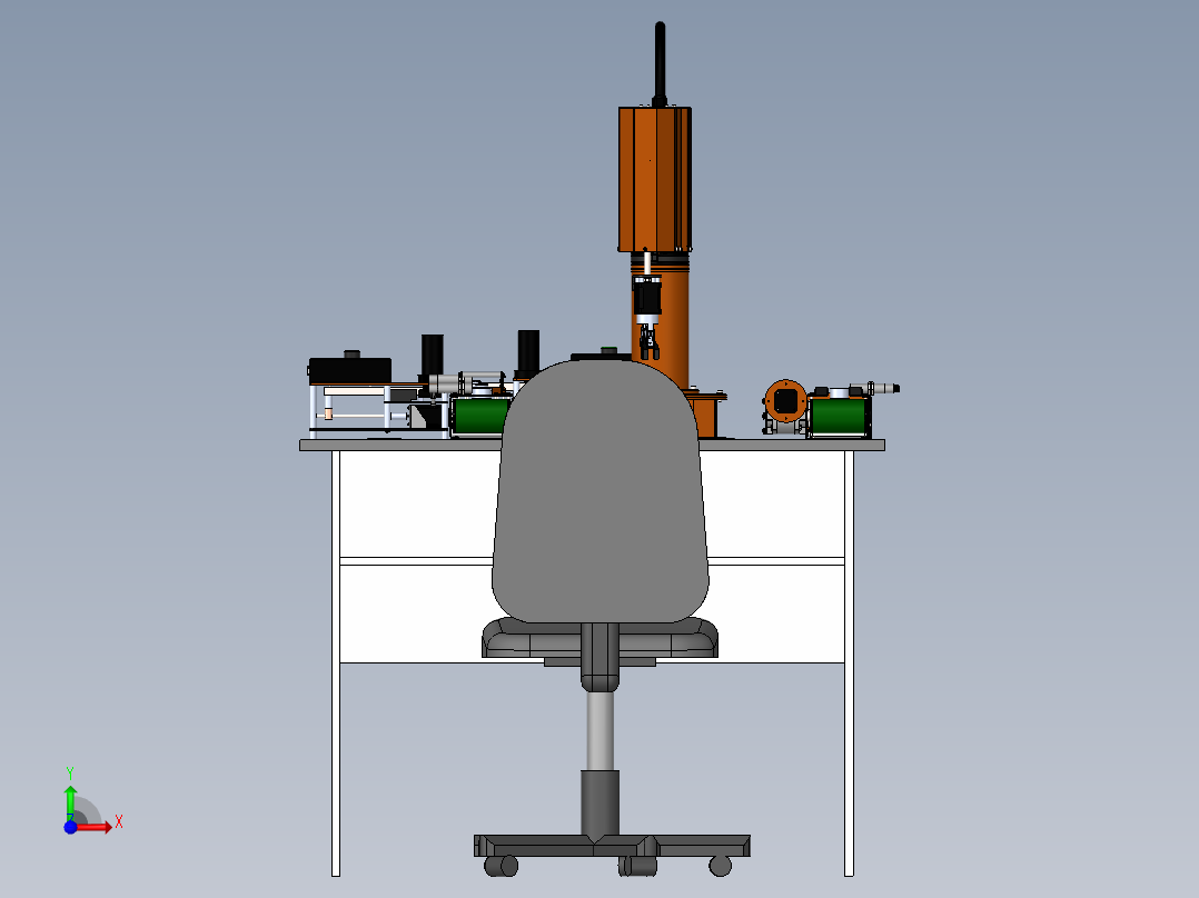 educational-cncn-robotic-arm SW前视图