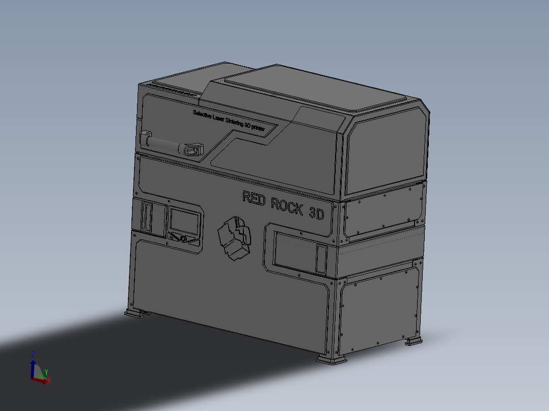 精密度高的3D打印机设计模型
