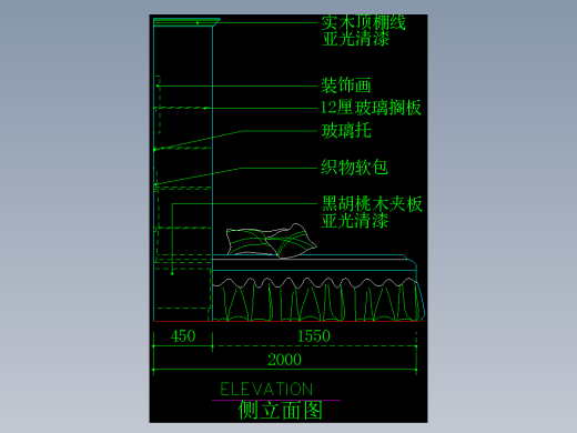 家装类CAD土块(二)--FH01035D