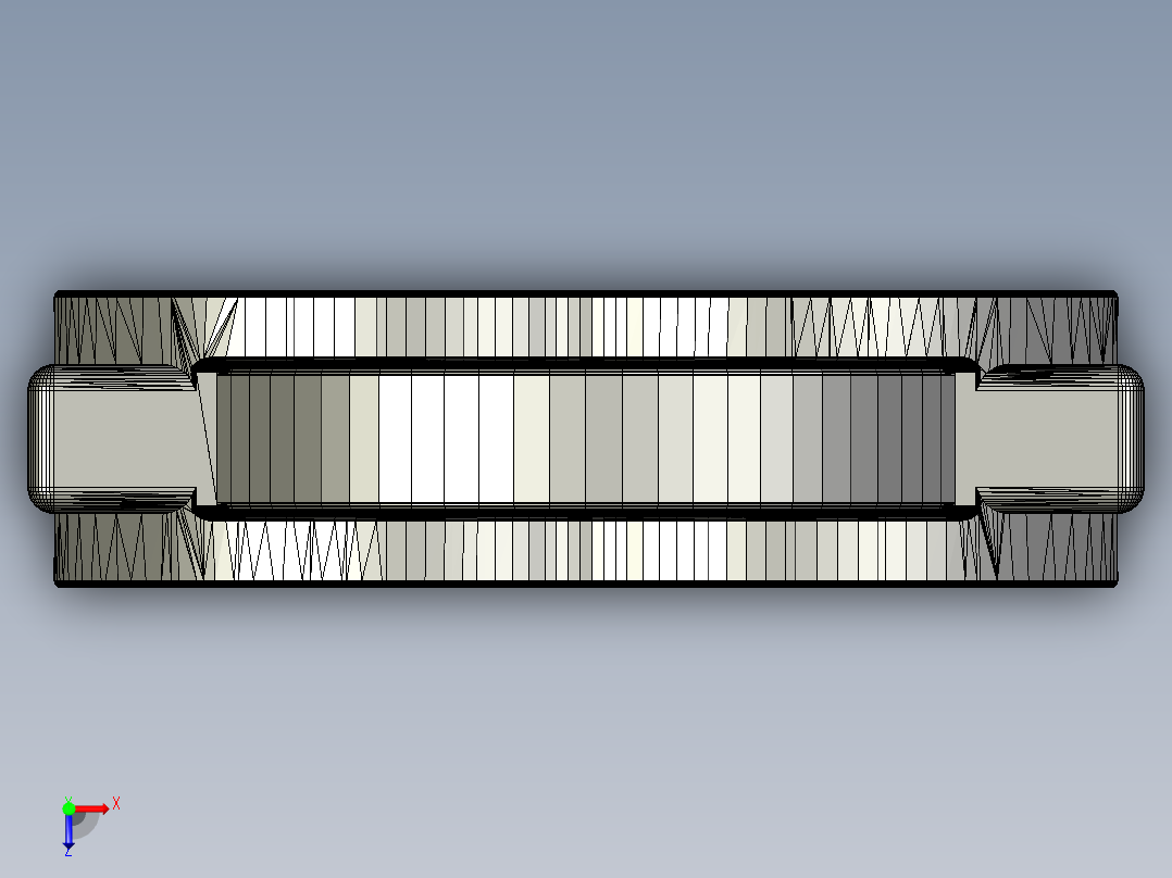 四叶草吊坠俯视图