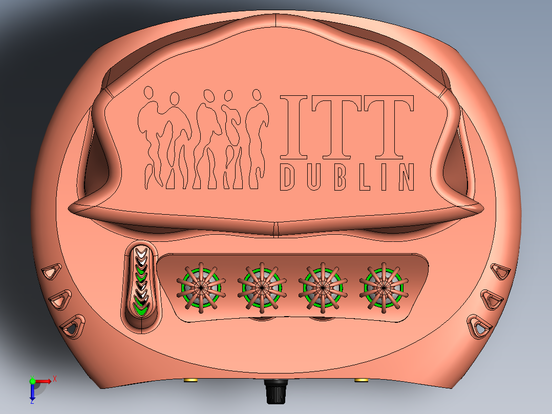 solidworks ITT阀放大器俯视图