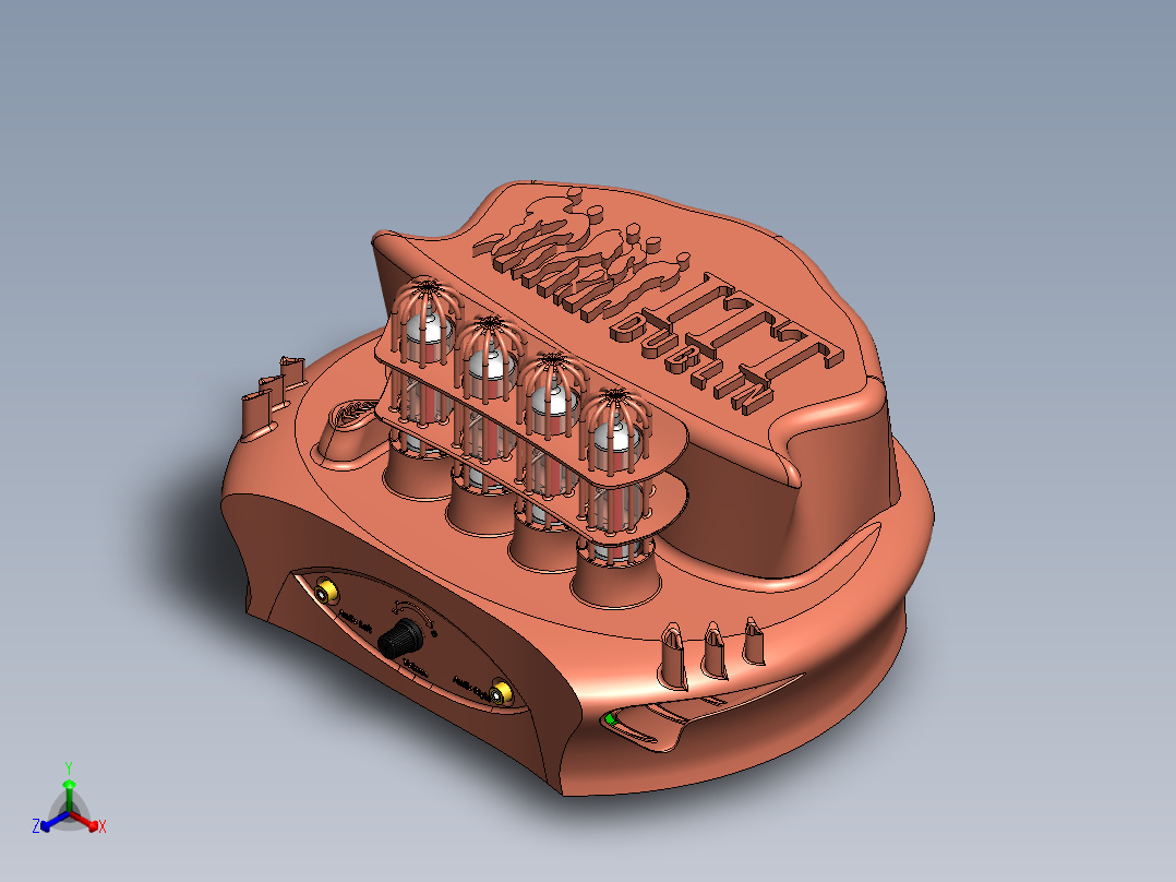 solidworks ITT阀放大器正等轴测图