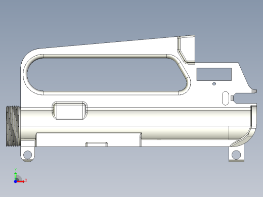 上机匣3d模型前视缩略图