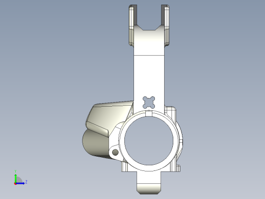 上机匣3d模型左视缩略图