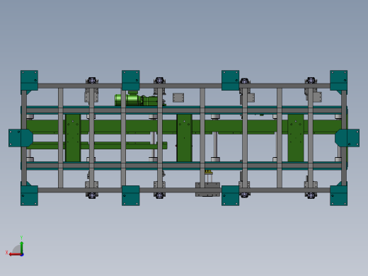轿车车身焊接工装3D图纸后视缩略图