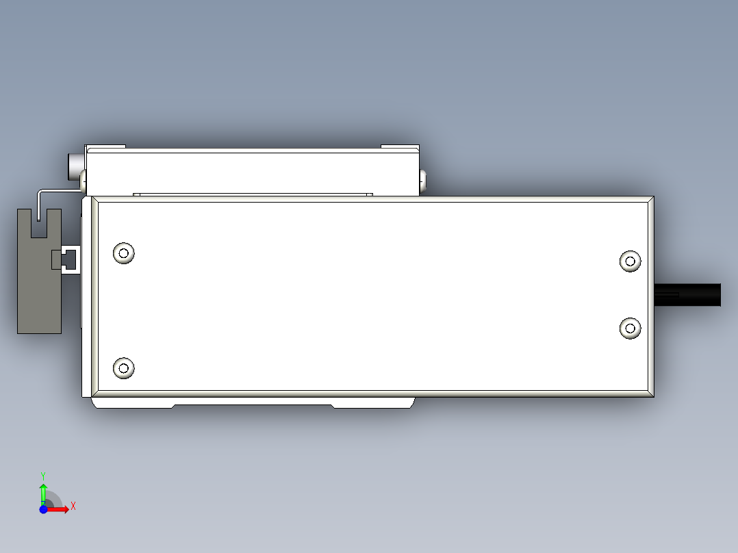 Toyo东佑达直线模组-ECH12-500-BL-100W+煞車前视图