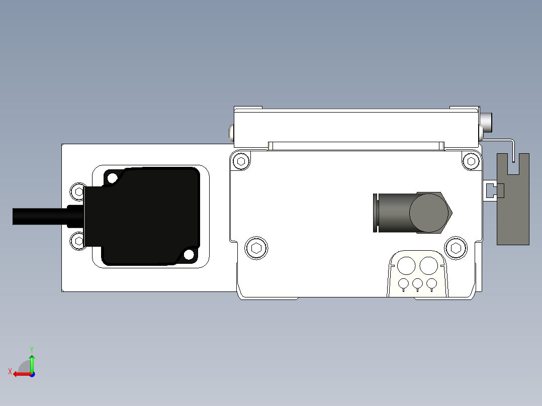 Toyo东佑达直线模组-ECH12-500-BL-100W+煞車后视图