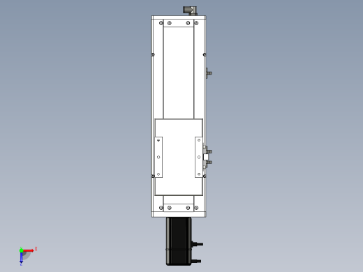 Toyo东佑达直线模组-ECH14-200-BC-400W俯视缩略图
