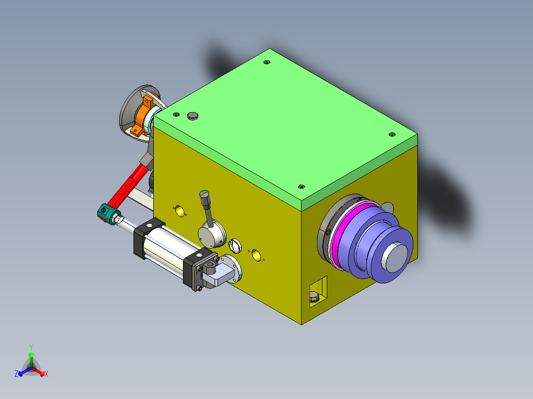 气动夹头装配总成