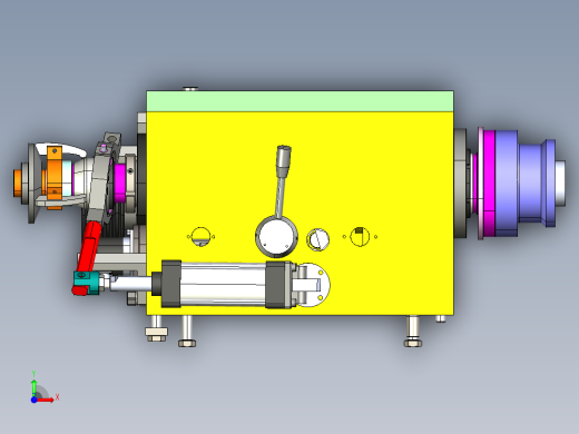 气动夹头装配总成前视缩略图