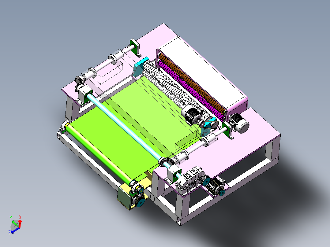木材找圆旋切一体机