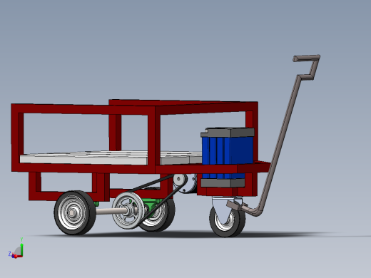 载重80公斤的电动小车