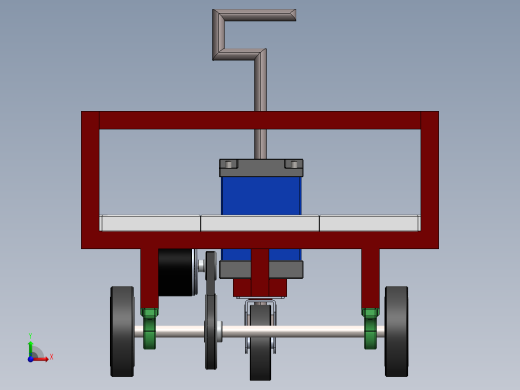 载重80公斤的电动小车前视缩略图