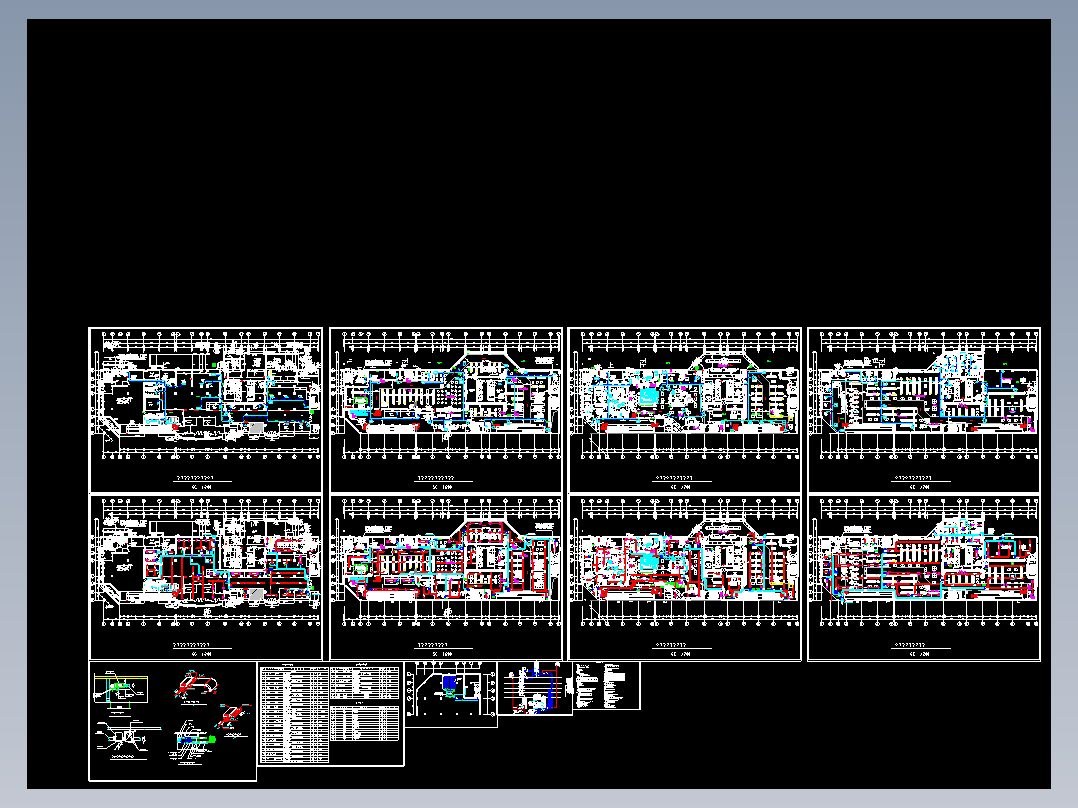 成都某大厦空调平面图