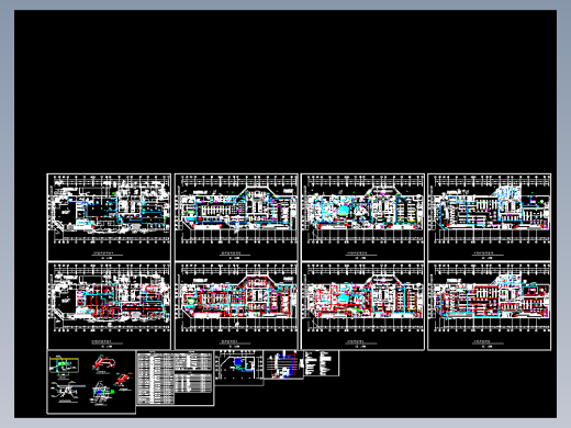成都某大厦空调平面图