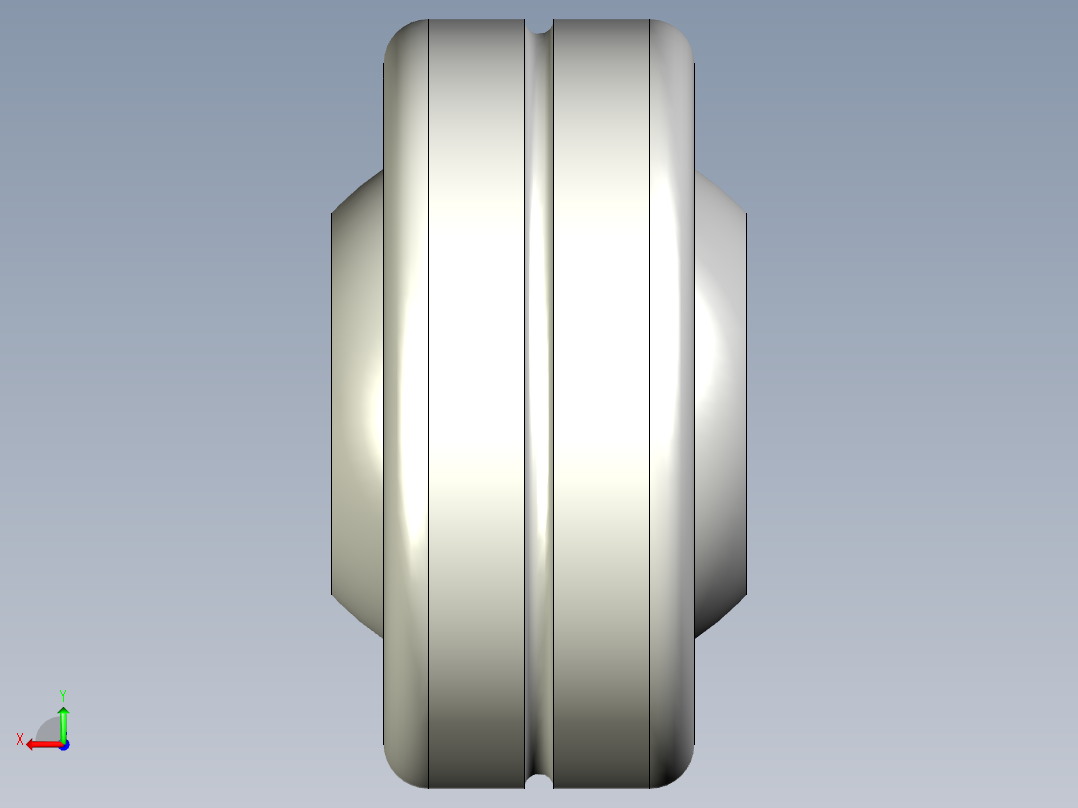 軸承座(給油型,自潤型)YKB,YKC-3D多系列多零件图纸模型后视图