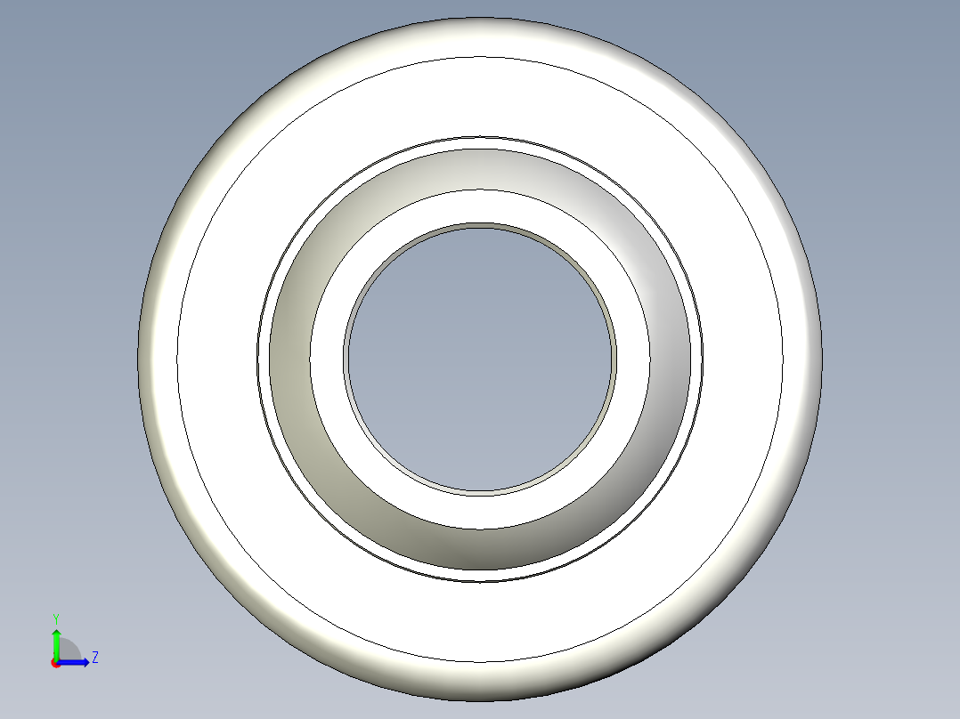 軸承座(給油型,自潤型)YKB,YKC-3D多系列多零件图纸模型左视图