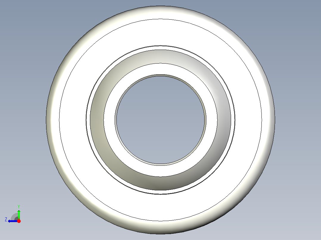 軸承座(給油型,自潤型)YKB,YKC-3D多系列多零件图纸模型右视图