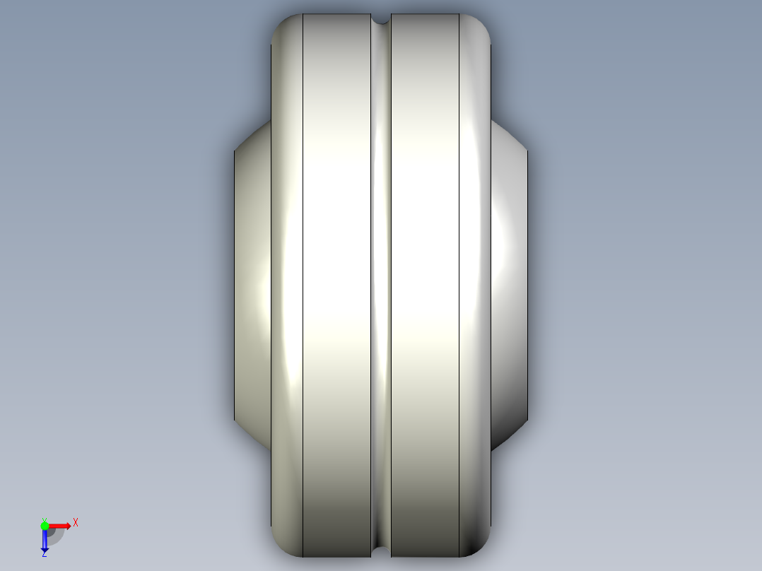 軸承座(給油型,自潤型)YKB,YKC-3D多系列多零件图纸模型俯视图