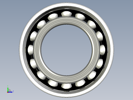 双轴承左视缩略图