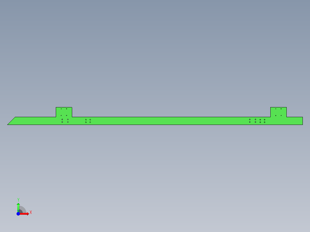 机械式立体停车库设计前视图
