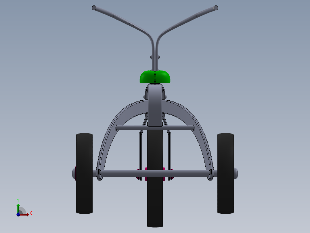 儿童三轮车-6--sw前视图