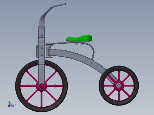 儿童三轮车-6--sw左视缩略图