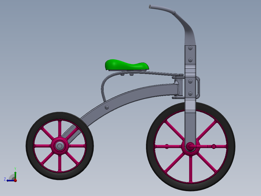 儿童三轮车-6--sw右视图