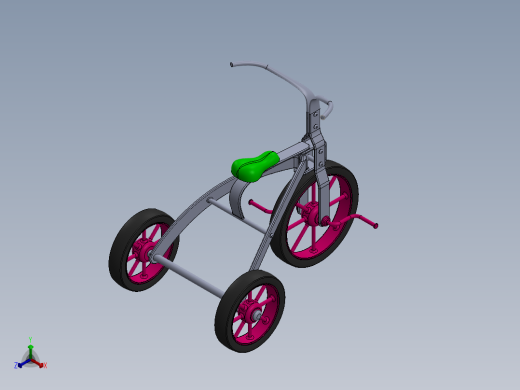 儿童三轮车-6--sw正等轴测缩略图