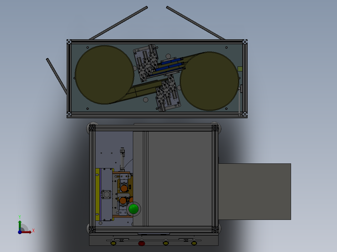 六轴自动装配锁螺丝机前视图
