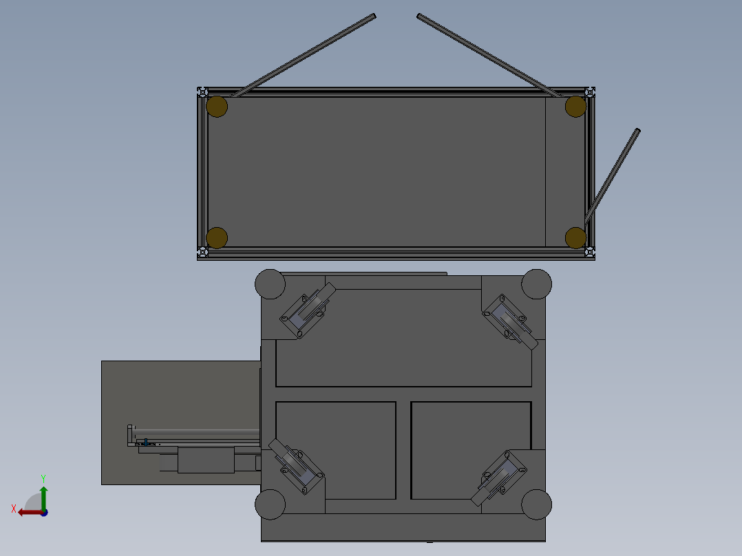 六轴自动装配锁螺丝机后视图