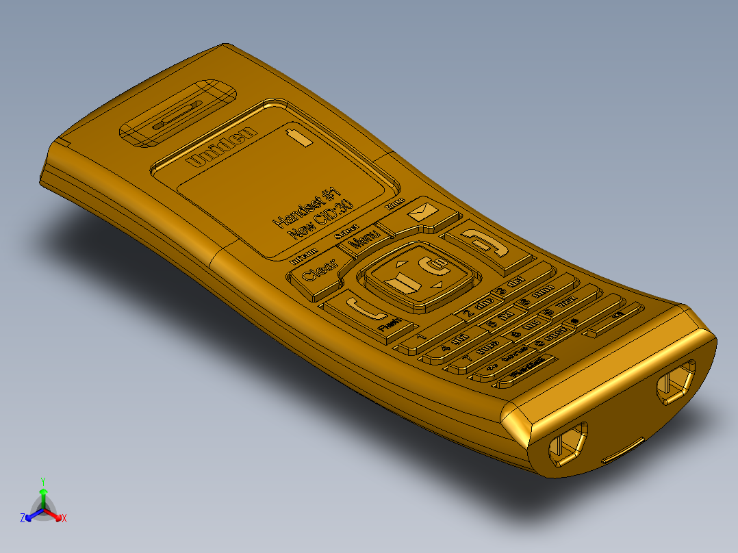 手机3正等轴测图