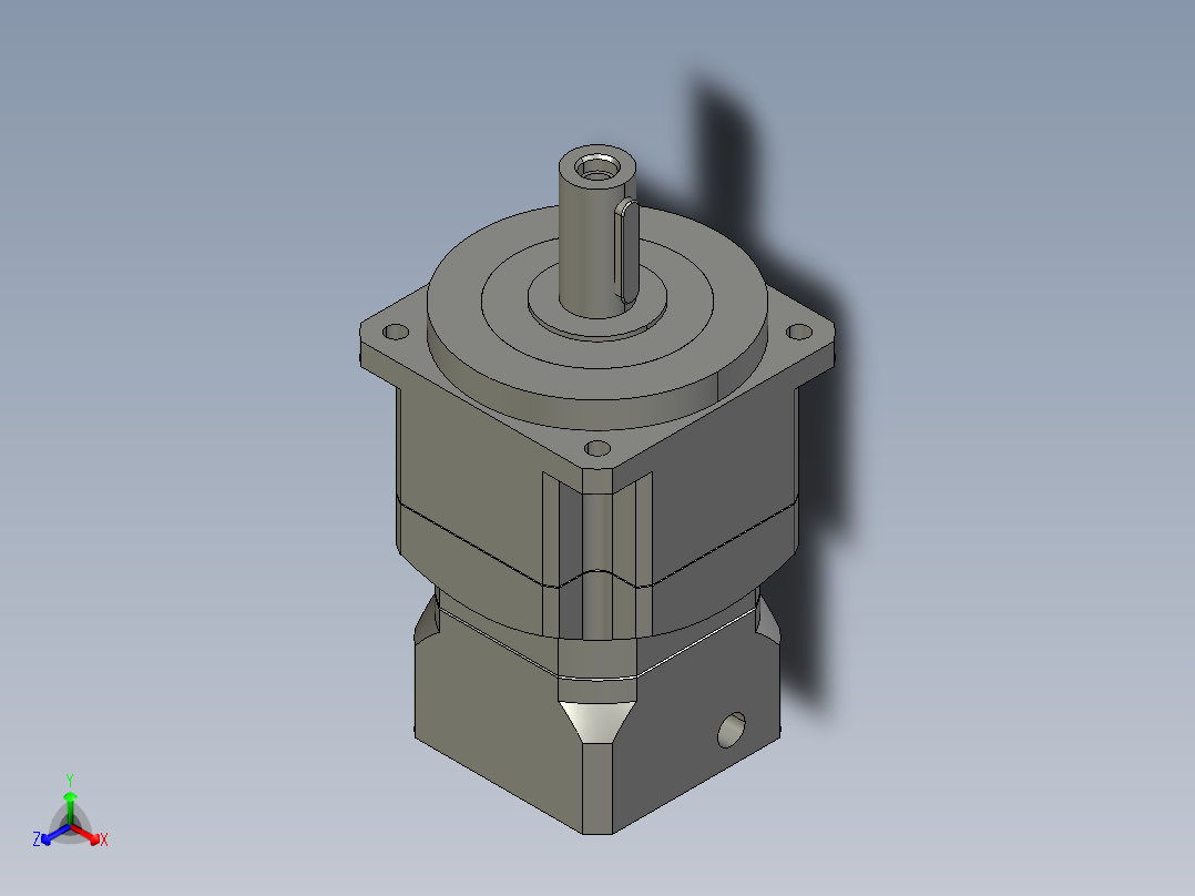 斜齿PGH115T-L2 19-70-90-M5 CZ25.STEP主视图