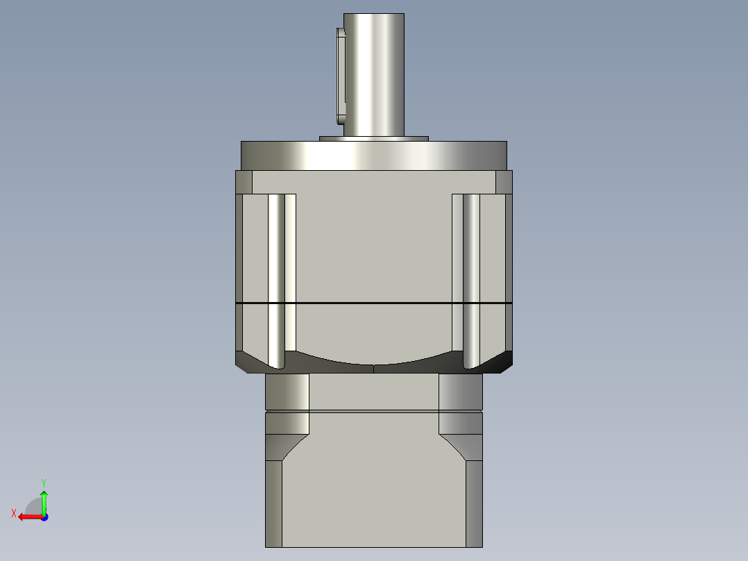 斜齿PGH115T-L2 19-70-90-M5 CZ25.STEP后视图