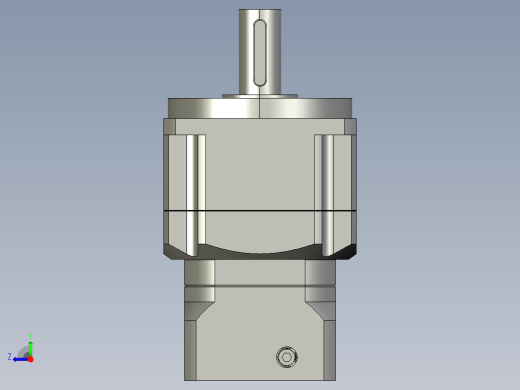斜齿PGH115T-L2 19-70-90-M5 CZ25.STEP右视缩略图