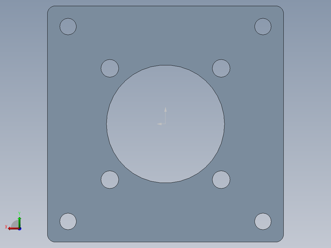 模组KK-60-F7 安川200W(400W)电机板(安川=台达 汇川 三菱 富士 禾川).SLDPRT后视图
